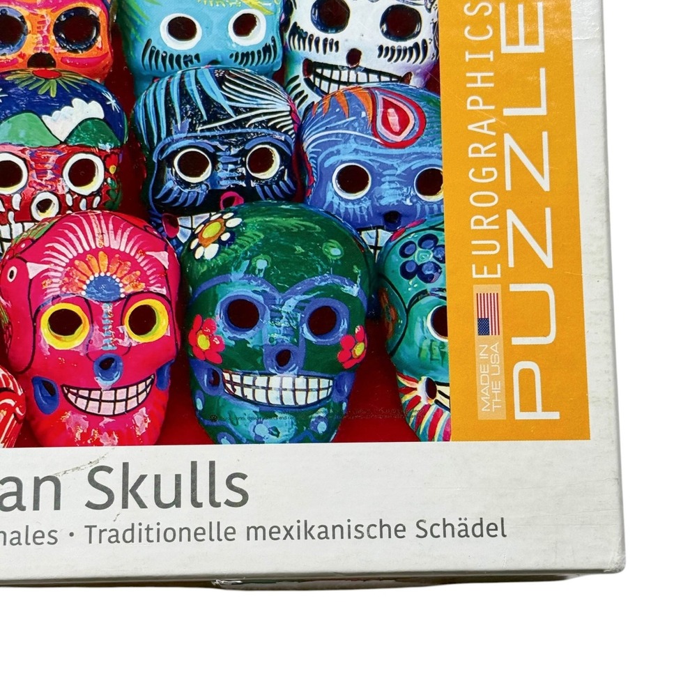 Eurographics Colors Of The World Traditional Mexican Skulls 1000 Pieces Puzzle - Picture 5 of 9